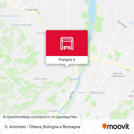 Mappa S. Antonino - Chiesa