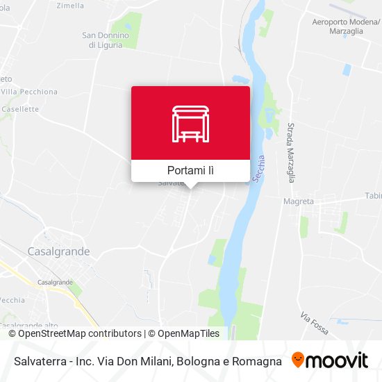 Mappa Salvaterra - Inc. Via Don Milani