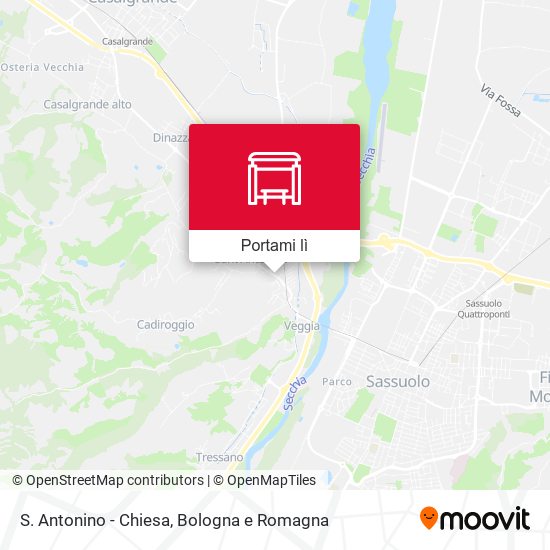 Mappa S. Antonino - Chiesa