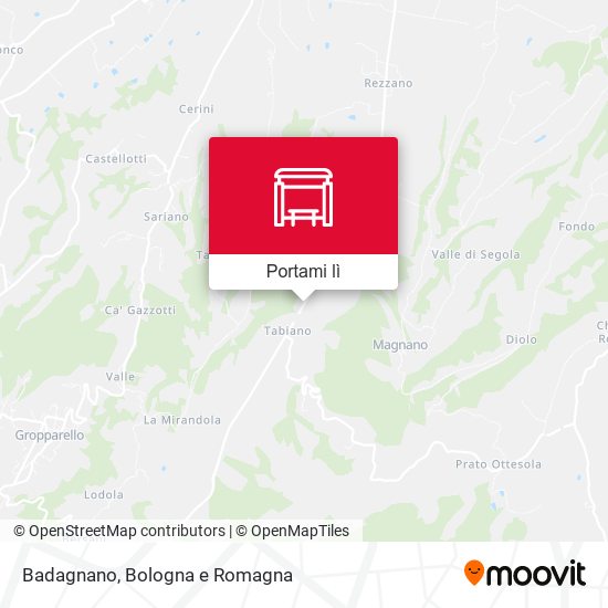 Mappa Badagnano
