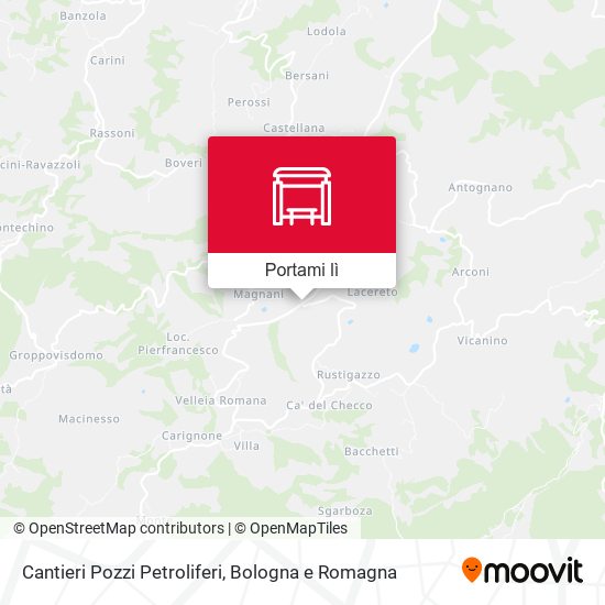 Mappa Cantieri Pozzi Petroliferi