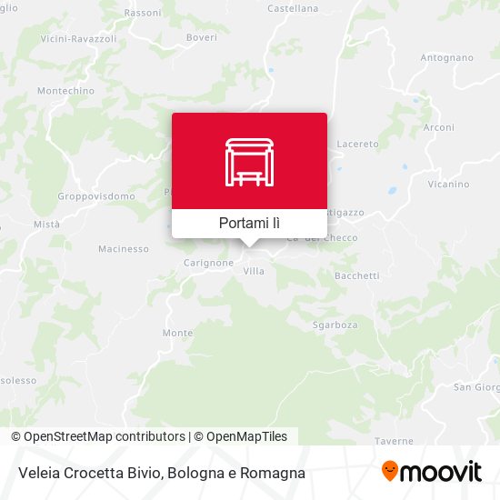 Mappa Veleia Crocetta Bivio
