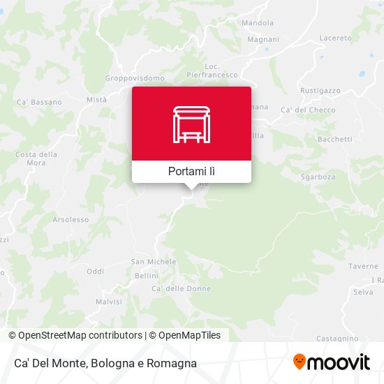 Mappa Ca' Del Monte