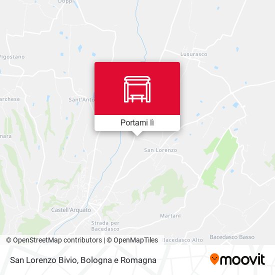 Mappa San Lorenzo Bivio