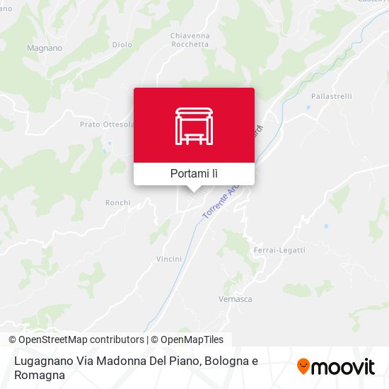 Mappa Lugagnano Via Madonna Del Piano