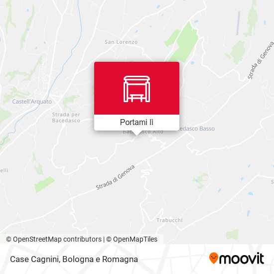 Mappa Case Cagnini