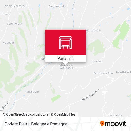 Mappa Podere Pietra