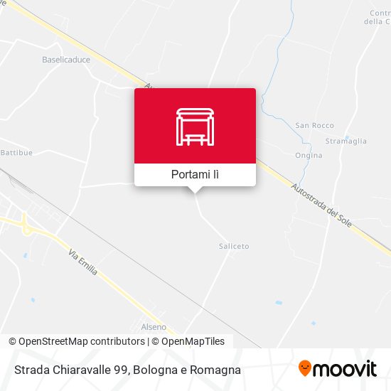 Mappa Strada Chiaravalle 99