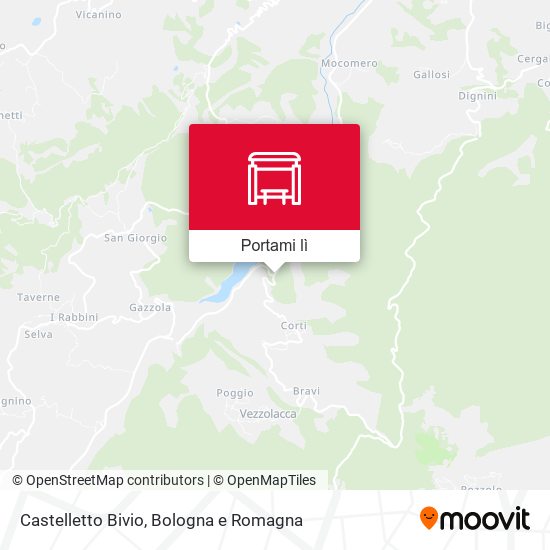 Mappa Castelletto Bivio