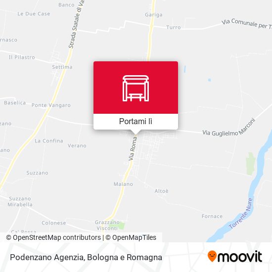 Mappa Podenzano Agenzia
