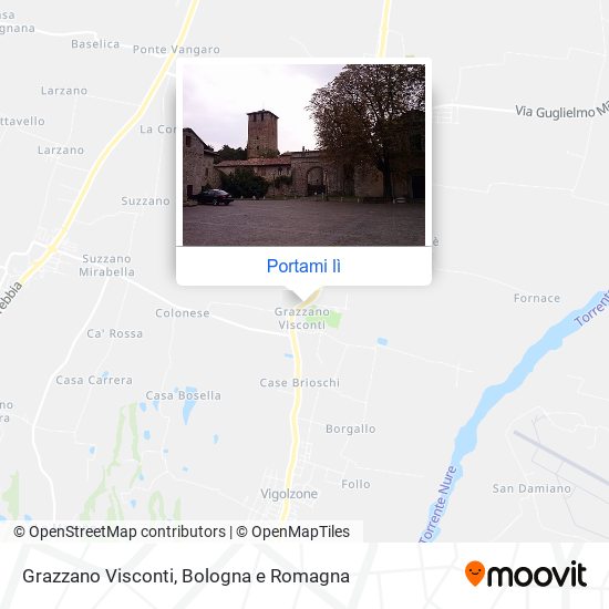 Mappa Grazzano Visconti