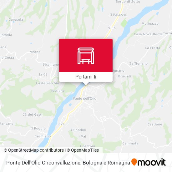Mappa Ponte Dell'Olio Circonvallazione