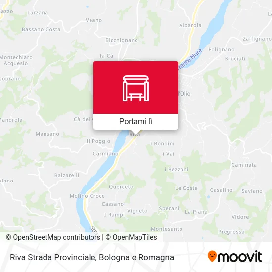 Mappa Riva Strada Provinciale