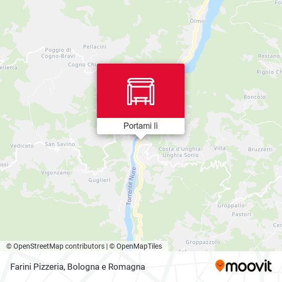 Mappa Farini Pizzeria