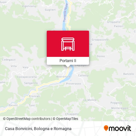 Mappa Casa Bonvicini