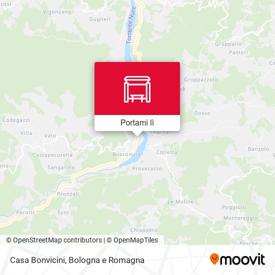 Mappa Casa Bonvicini