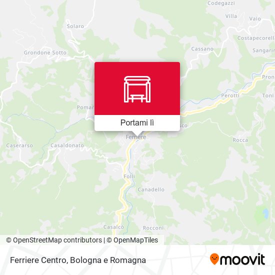 Mappa Ferriere Centro