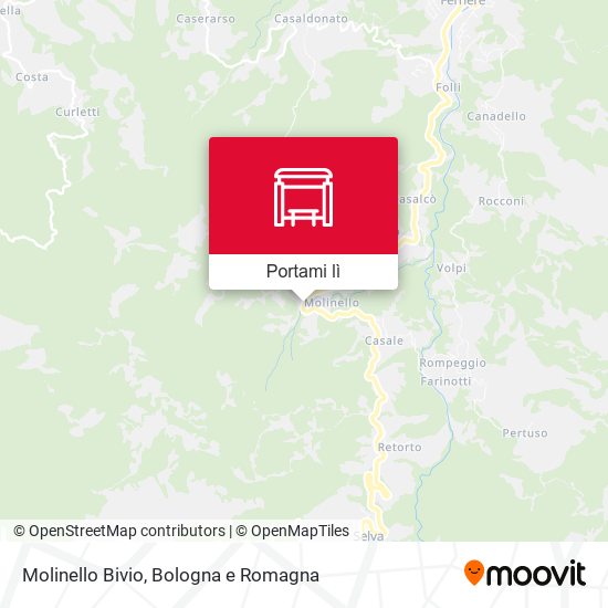 Mappa Molinello Bivio