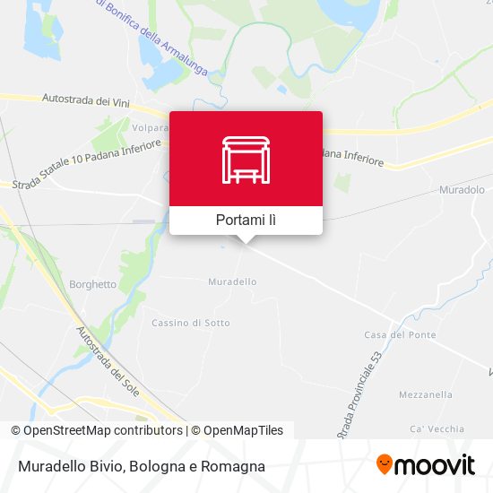 Mappa Muradello Bivio