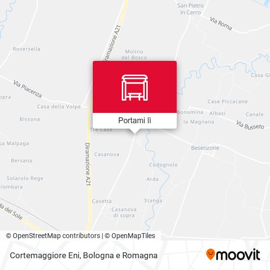 Mappa Cortemaggiore Eni