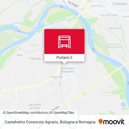 Mappa Castelvetro Consorzio Agrario