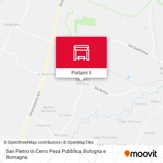 Mappa San Pietro In Cerro Pesa Pubblica