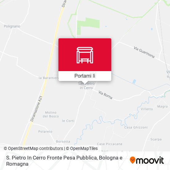 Mappa S. Pietro In Cerro Fronte Pesa Pubblica