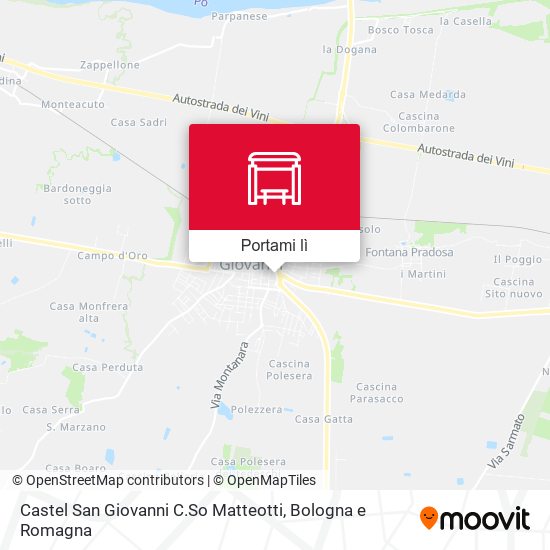 Mappa Castel San Giovanni C.So Matteotti
