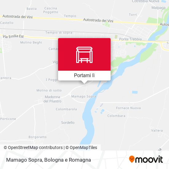 Mappa Mamago Sopra