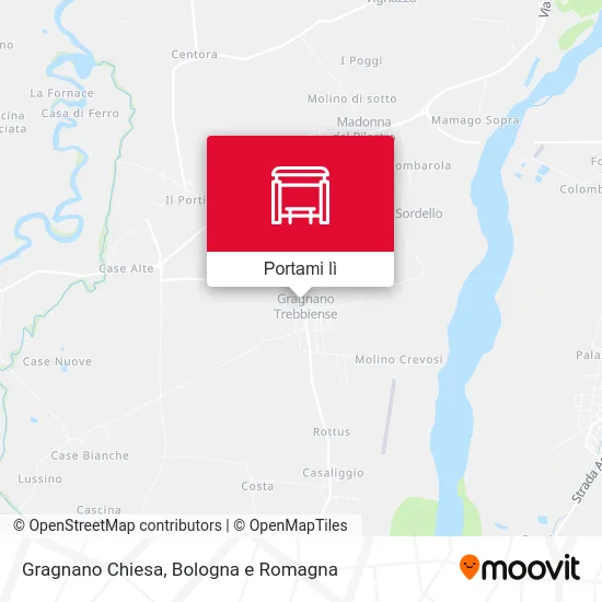 Mappa Gragnano Chiesa