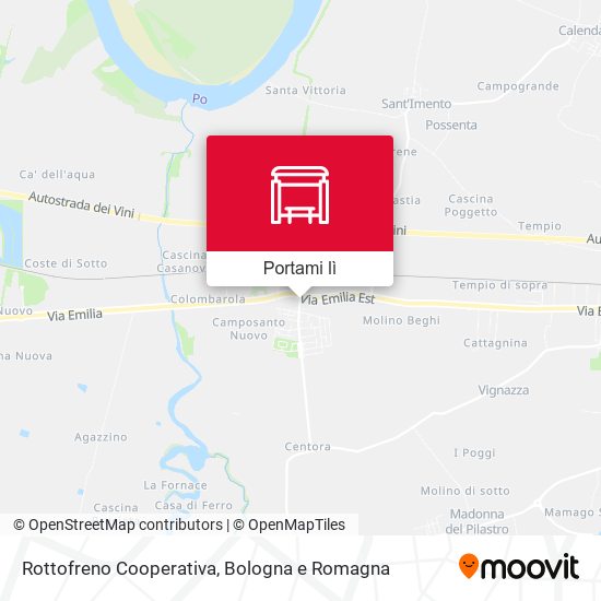 Mappa Rottofreno Cooperativa