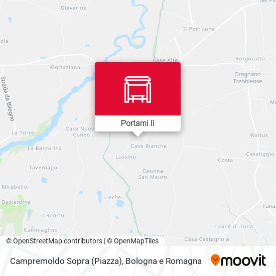 Mappa Campremoldo Sopra (Piazza)