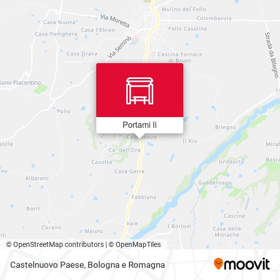 Mappa Castelnuovo Paese