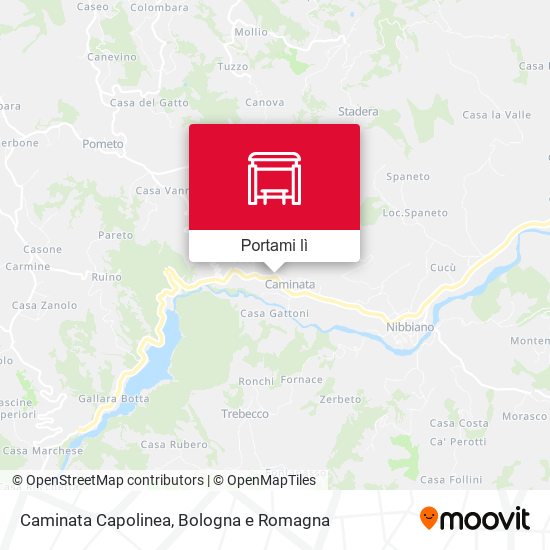 Mappa Caminata Capolinea
