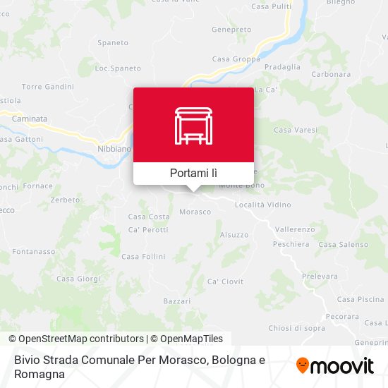 Mappa Bivio Strada Comunale Per Morasco