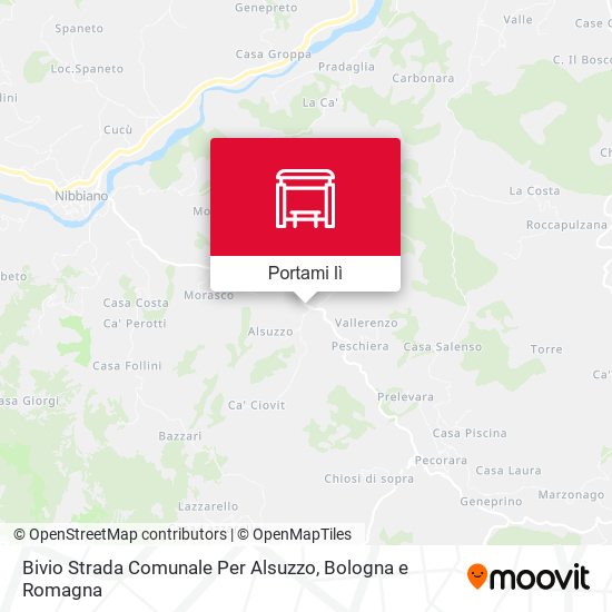 Mappa Bivio Strada Comunale Per Alsuzzo