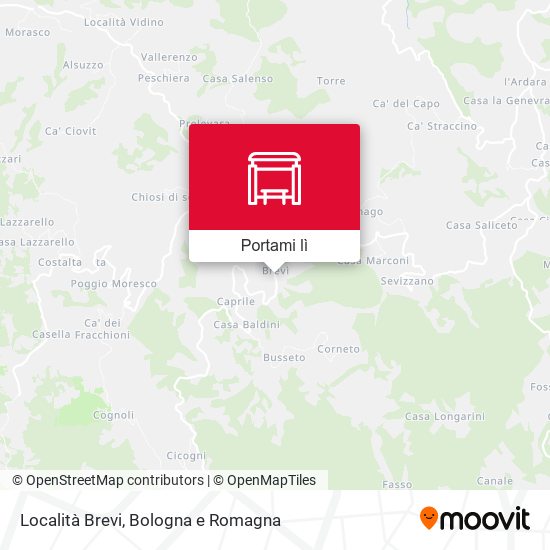 Mappa Località Brevi