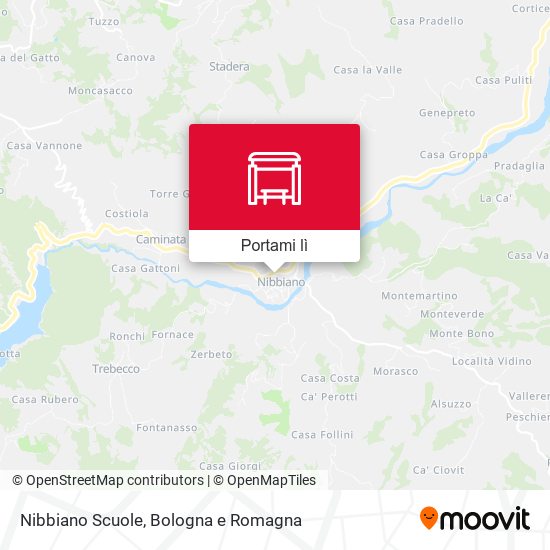 Mappa Nibbiano Scuole