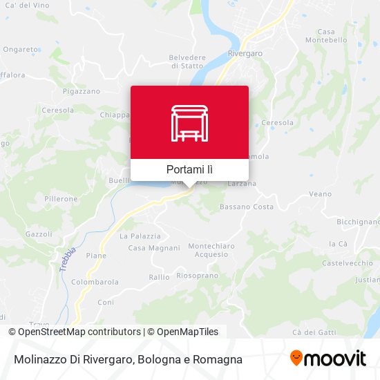 Mappa Molinazzo Di Rivergaro