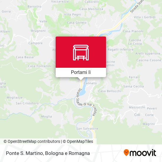 Mappa Ponte S. Martino