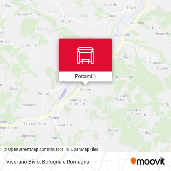 Mappa Viserano Bivio