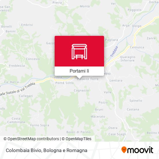 Mappa Colombaia Bivio