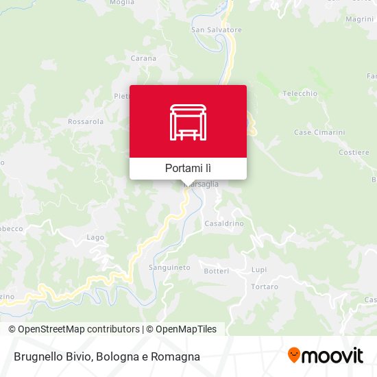 Mappa Brugnello Bivio