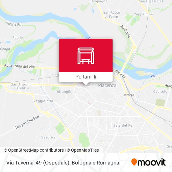 Mappa Via Taverna, 49 (Ospedale)