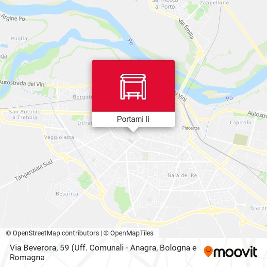 Mappa Via Beverora, 59