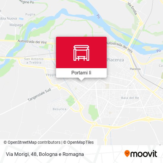 Mappa Via Morigi, 48