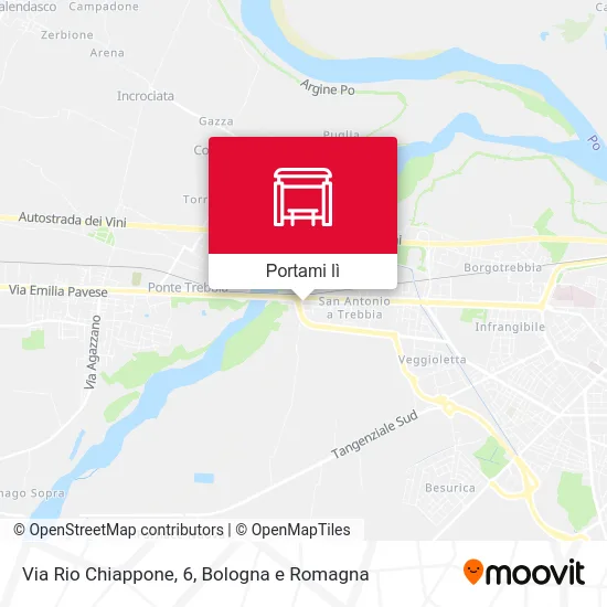 Mappa Via Rio Chiappone, 6