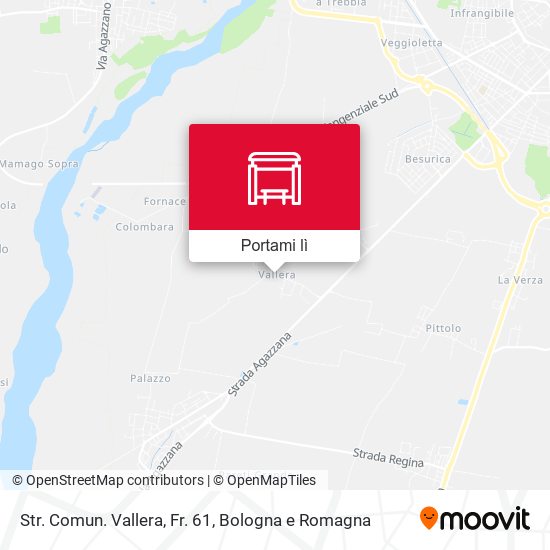 Mappa Str. Comun. Vallera, Fr. 61