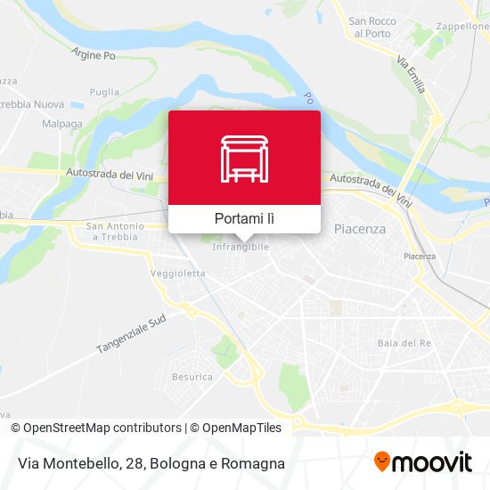 Mappa Via Montebello, 28