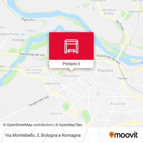 Mappa Via Montebello, 3